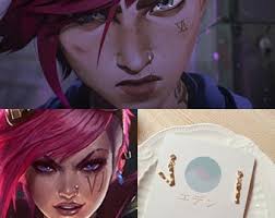 Limited Arcane VI inspired cosplay earrings-League of Legends