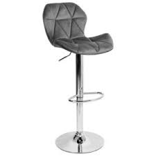 Barová židle CYDRO CHROM šedá (37 kúskov)