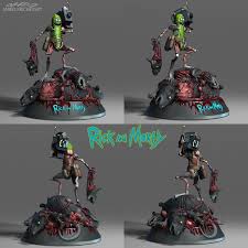 Artstation Pickle Rick Jared Krichevsky In 2020 Concept Art Rick Rick And Morty Quotes