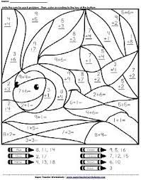 It's around fourth grade that many youngsters bec. Basic Addition Facts 0 9 Worksheets Math Coloring Worksheets Math Coloring Math Pictures
