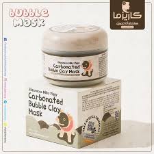 ماسك البابلز الكوري elizavecca milky piggy carbonated bubble clay mask ماسك فقاعات الكربون ماسك طين مقشر و منظف bubbles clay carbonate