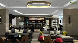 We have offered 14 years' experience delivering interior design and build projects and guiding clients through the entire design process from the initial consultation and early inception of ideas through to final procurement of each project. Artstation Glamorous Living 3d Hotel Bar Interior Design View Yantram Architectural Design Studio