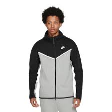 Nike Men S Sportswear Tech Fleece Black Grey Full Zip Hoodie Hibbett City Gear