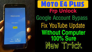 You can try this step, holding the phone in landscape. Moto E4 Plus Frp Bypass Google Account Unlock Without Computer 100 Sure For Gsm