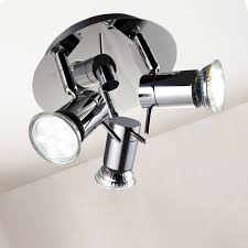 Das badezimmer verdient ein paar gute lampen. B K Licht Led Deckenleuchte Gu10 Warmweiss Led Deckenlampe Badezimmer Chrom Drehbar Ip44 Bad Lampe Gu10 Inkl 3w 250lm Kaufen Baur