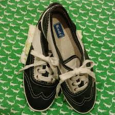 Black And White Saddle Shoes Keds Keds Champion Spectator In Black Leather W 6 Keds Champion Keds Black Leather