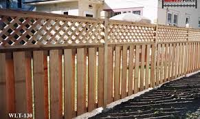 Adding the lattice is no more difficult than putting up other kinds of fence panels and is easier to handle since it's lighter. Lattice Top Wood Privacy Fences Midwest Fence