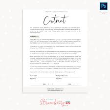 Check spelling or type a new query. Photographer Contract Template Strawberry Kit