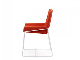 Sled Base Stackable Chair Tonic Metal Collection By Rossin Design Lorenz Kaz Stackable Chairs Chair Design