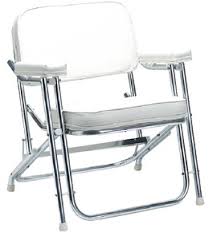 Seachoice Folding Deck Chair White Deck Chairs Portable High Chairs Chair