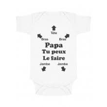 Surprenez avec un cadeau unique. T Shirts Papa Tu Peux Le Faire Humour Cadeau Fete Des Peres Body Bebe Manche Courte Home Greenturtle