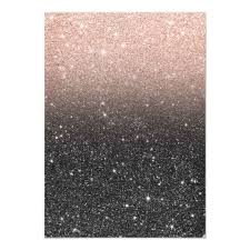 Black And Rose Gold Wallpaper Black Rose Gold Glitter Typography Sweet 16 Invitation Zazzle Com Rose Gold Wallpaper Rose Gold Glitter Wallpaper Gold Wallpaper Background