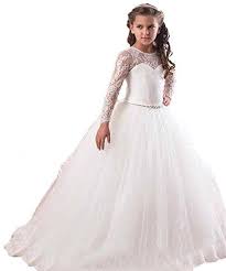 Du hast dich mit deinen freundinnen. Hochzeitskleid Fur Kinder Valentins Day Brautkleider Fur Kinder Kommunion Kleider Ballkleid