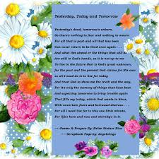 Yesterday Today And Tomorrow By Helen Steiner Rice Scrapbook By Angelwings Helen Steiner Rice Helen Steiner Rice Poems Christian Poems
