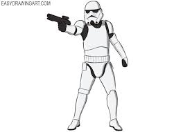 Easy things to draw step by step for beginners. How To Draw A Stormtrooper Easy Drawing Art