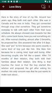 Real Love Stories In English For Android Apk Download Read romantic stories, love stories, romance, flirt , romantic sayari, relationship stories, love,shayaris stories, sad love stories ,romance, hot romance stories in english. real love stories in english for
