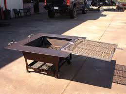 Outdoor bonfire pit, 32 outdoor square metal fire pit, wood burning bbq grill fire pit bowl with spark screen, poker, backyard patio garden fire pit for camping, heating, bonfire, picnic, l6198. Custom Fire Pit Fireplace Design Ideas The Ideas Of Living Room