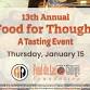 Food for Thought - 13th Annual event image