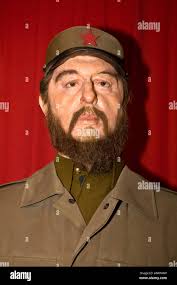 Fidel Alejandro Castro Ruz as a wax figure Wax museum of Prague Czechia  Stock Photo