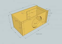 Order a custom subwoofer box blueprint design made specifically for your vehicle. 12 Inch Speaker Box Dimensions Woodworking Project Ideas Subwoofer Box Design Subwoofer Box Speaker Box Design