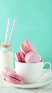 Pretty Set Up Of Macorons Macaroon Wallpaper Food Wallpaper Macaron Wallpaper