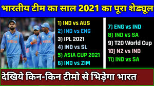 Indian cricket team is all set to feature in a compact cricketing season that lies ahead of them in 2021. Indian Team Full Schedule For Year 2021 Ind Vs Aus Ind Vs Eng Ipl 2021 Ind Vs Sa T20 World Cup Youtube