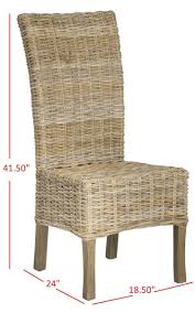 Fox6521a Set2 Dining Chairs Furniture By Safavieh Wicker Dining Chairs Dining Chairs Safavieh Furniture