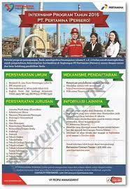 Career pt pertamina (persero) group link career: Lowongan Kerja Rekrutmen Pertamina Intership Program Butuh 120 Orang