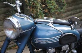 Image result for Blue 1952 Motorcycle
