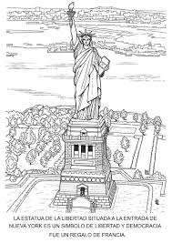 Estatua De La Libertad Dibujos Para Pintar Paisajes Paisaje Para Colorear Libros Para Colorear Adultos