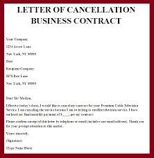 Need a termination letter sample for employee, lease or contract? Cancellation Letter Format In Word Letter