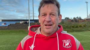 A disappointed Katie Coppock from Patumahoe Blue discusses her side's draw  with St Joseph's Margies