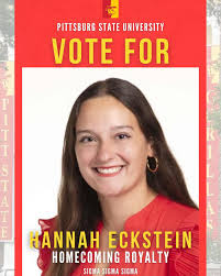 VOTE Hannah Eckstein for homecoming queen!! 👑 Go vote