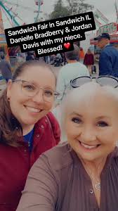 Sandwich Fair in Sandwich Illinois with my beautiful niece. Saw Danielle  Bradbery and Jordan Davis. Both awesome. So blessed!! @Danielle Bradbery  #jordandavis #sandwichfair #sandwichillinois