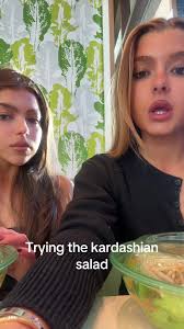 Healthy Kardashian Salad Mukbang