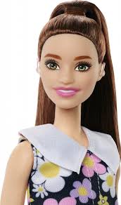 Barbie Modelka šaty so sedmokráskami