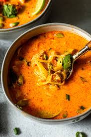 Thai Red Curry Chicken Soup Whole30 Paleo Low Carb All The Healthy Things Recipe In 2020 Red Curry Chicken Curry Chicken Curry