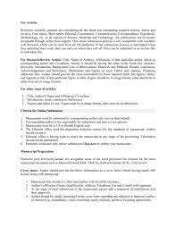 Just type over the sample text and replace it with your own. Manuscript Preparation Details