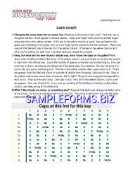 Capo Chart Templates Samples Forms