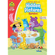 Choose from contactless same day delivery, . Buy School Zone Hidden Pictures Alphabet Workbook Ages 5 And Up Abcs Picture Puzzles Hidden Objects Rhyming Letter Sounds And More School Zone Activity Zone Workbook Series Paperback May