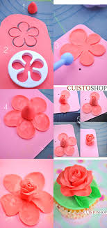 Lot De 11 Emporte Pieces Petales De Rose Rose En Fondant Tutoriel De Fleurs Fondantes Petale De Rose