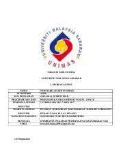 Apa saja uraian tugas jabatan fungsional perawat penyelia? Agensi Penting New Fakulti Sains Sosial Universiti Malaysia Sarawak Laporan Agensi Nama No Matrik Sesi Pengajian Program Dan Kod Tempoh Latihan Course Hero