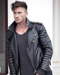 Poangielsku Leather Jacket Leather Jacket Men Celebrity Jackets