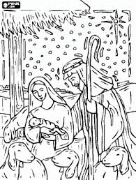 Includes tips on drawing stars getting deep color and dark values. Scene Of The Jesus Nativity In A Stable Near Bethlehem Under A Starry Sky Coloring Page Nativity Coloring Pages Free Christmas Coloring Pages Coloring Pages