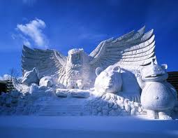 As the name implies, this festival is all about snow and ice sculptures. Snow Sculptures Sapporo Sculptures