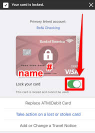 To pay at an atm using checks or cash, insert your credit card into the atm, then select make a payment and follow the instructions (please note that payments to business credit cards are not supported at atms at this time). How To Lock And Unlock Your Bank Of America Charge Card Via The Bank Of America Mobile App