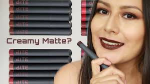 Bite Beauty Crystal Crème Shimmer Lip Crayon Rosé Glacé Review + Swatch