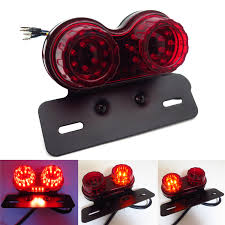 Httmt Mt452 Red 40 Led Motorcycle Tail Light Integrated Driving Brake Light Turn Signal Lamp Walmart Com Walmart Com