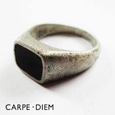 Black And Silver Mens Ring Mens Signet Ring Antique Oxidized Black By Carpediemjewellery Via Etsy Rings For Men Mens Silver Rings Signet Ring Men