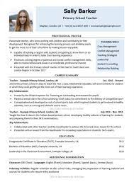 Read on and you'll see a professional teacher cv example you can adjust and make your own. 3 Teacher Cv Examples With Cv Writing Guide For Teachers Cv Nation
